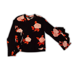 NWT Who What Wear Modern Rose Women's Sweater Sz M Bell Sleeve WKT-230 MSRP $30